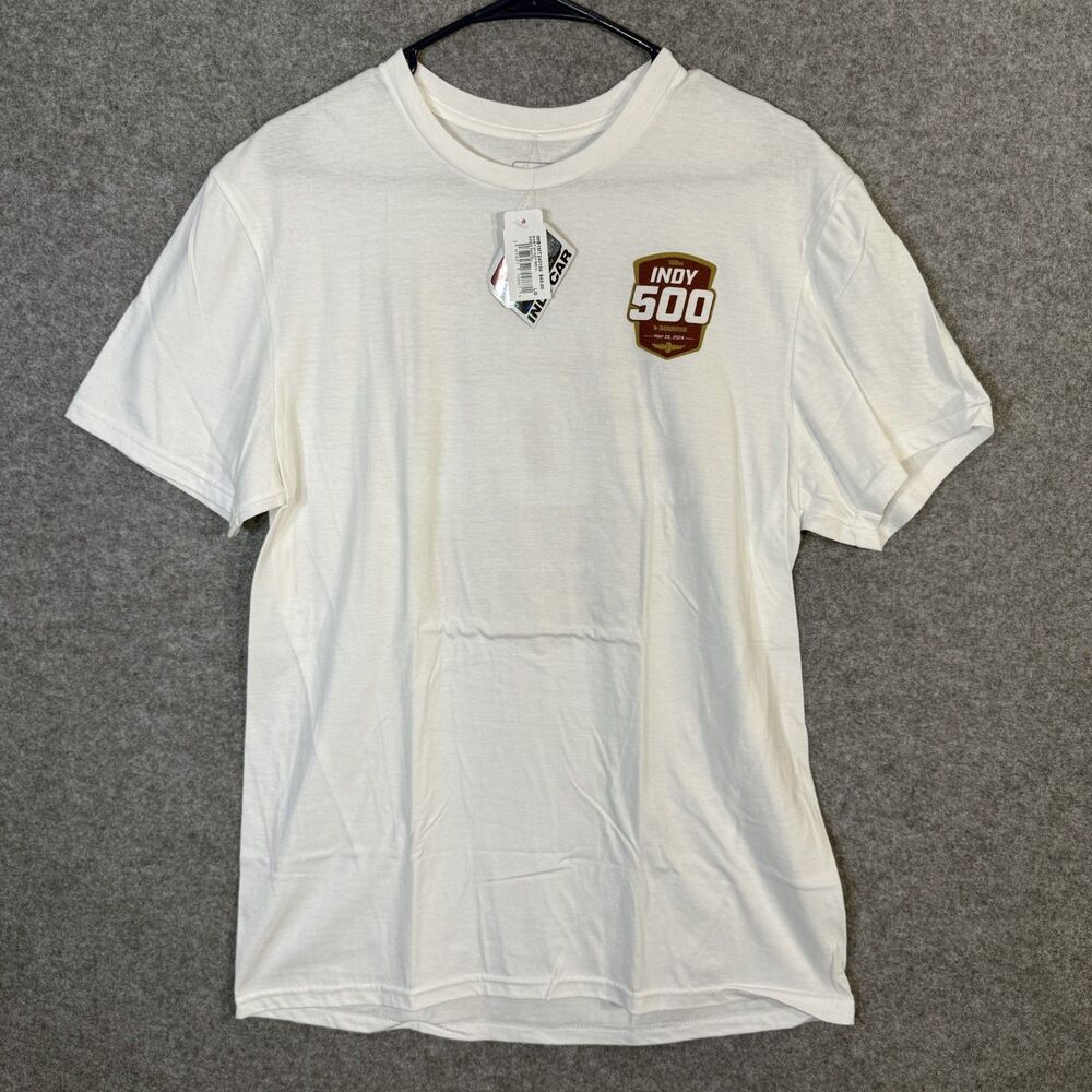 Official‎ Indycar Indy 500 108th 2024 T Shirt Mens Size L NEW